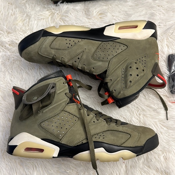 Air Jordan Retro 6 Cactus Jack Travis Scott Sneakers men size 11 CN1084-200 - Picture 3 of 10